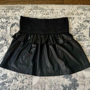 Hannah Banana Black Ruffled Kids Skirt